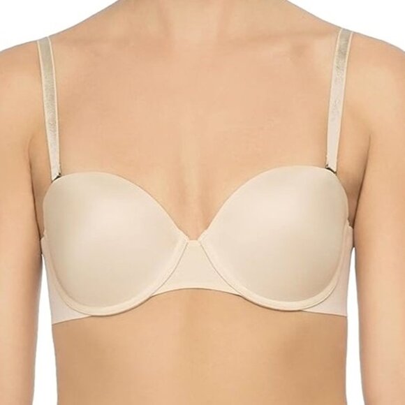 Spanx Up For Anything Strapless Convertible Bra Size 38D Champagne Beige - Picture 1 of 5